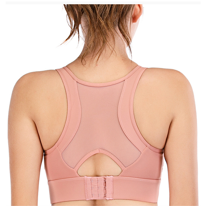 جديد شبكة تنفس القماش الملابس الرياضية ، ظهر قابل للتعديل مشبك نوع حمالة الصدر